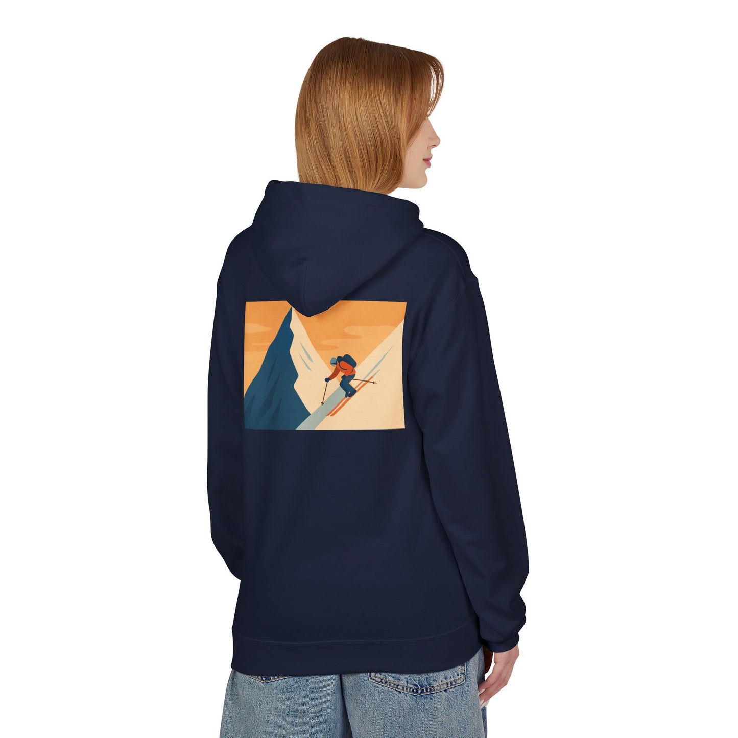 Fleece Hoodie SKI DOWN