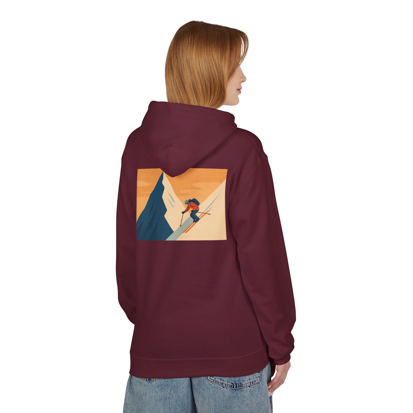 Fleece Hoodie SKI DOWN