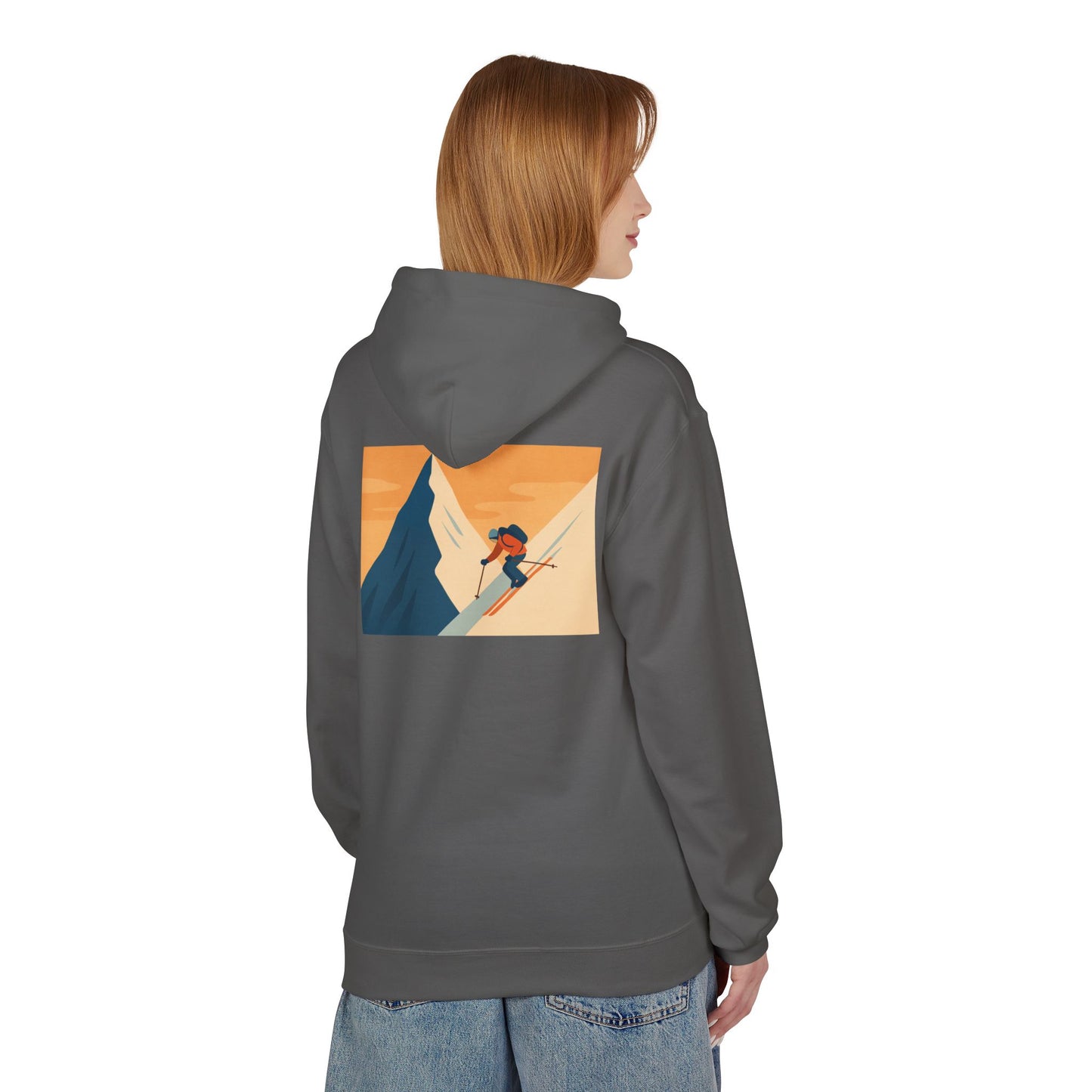 Fleece Hoodie SKI DOWN