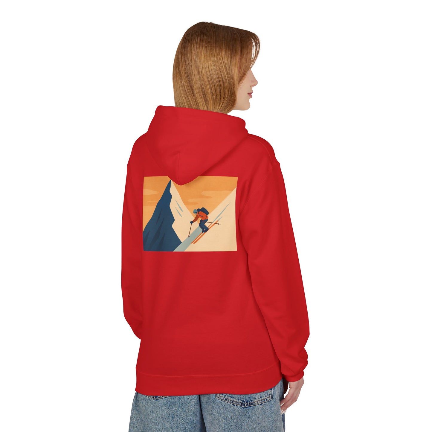 Fleece Hoodie SKI DOWN