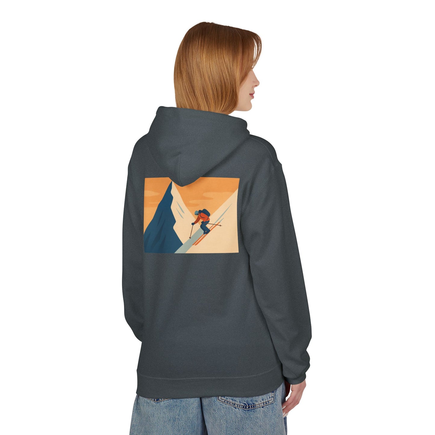 Fleece Hoodie SKI DOWN