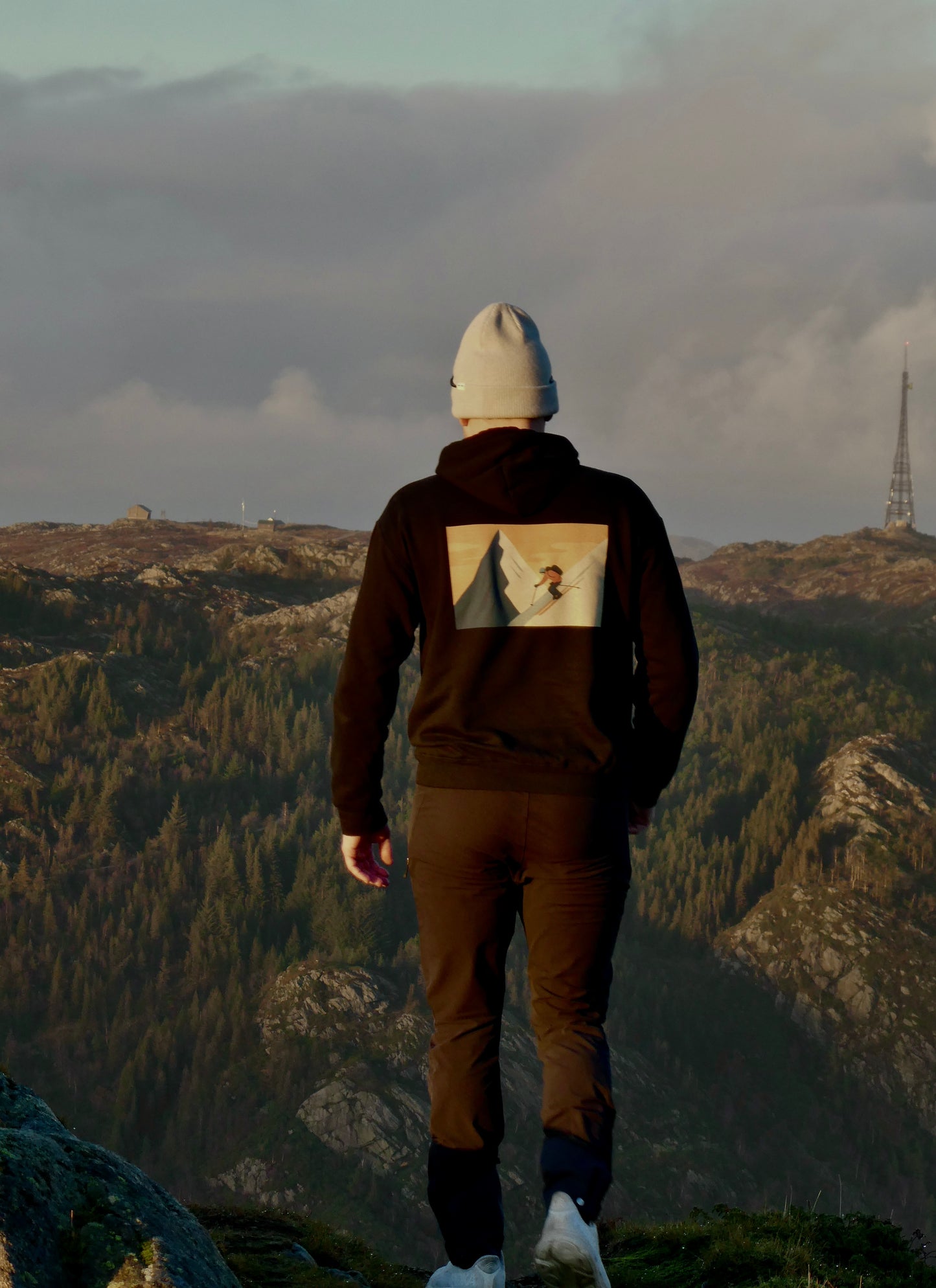 Fleece Hoodie SKI DOWN