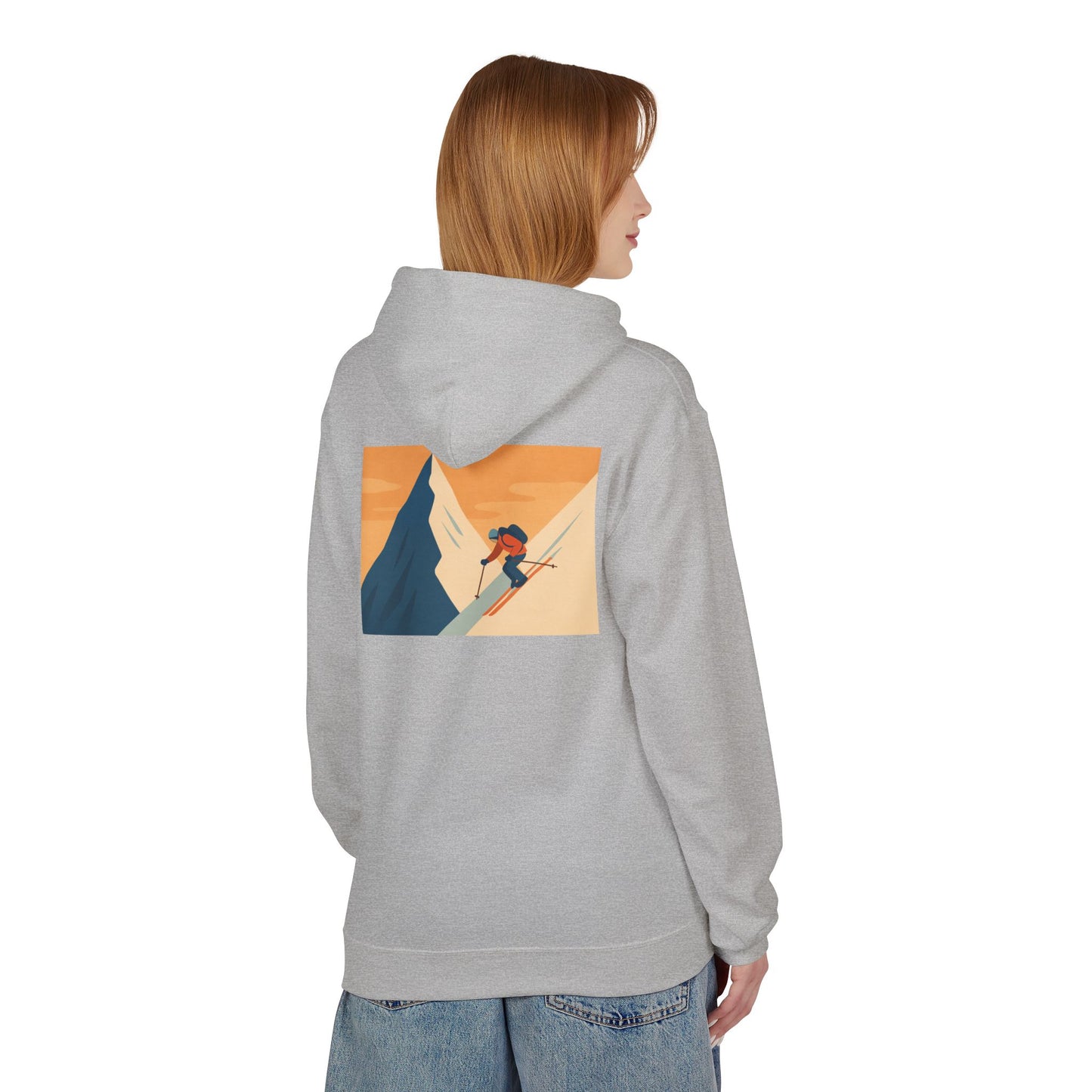 Fleece Hoodie SKI DOWN