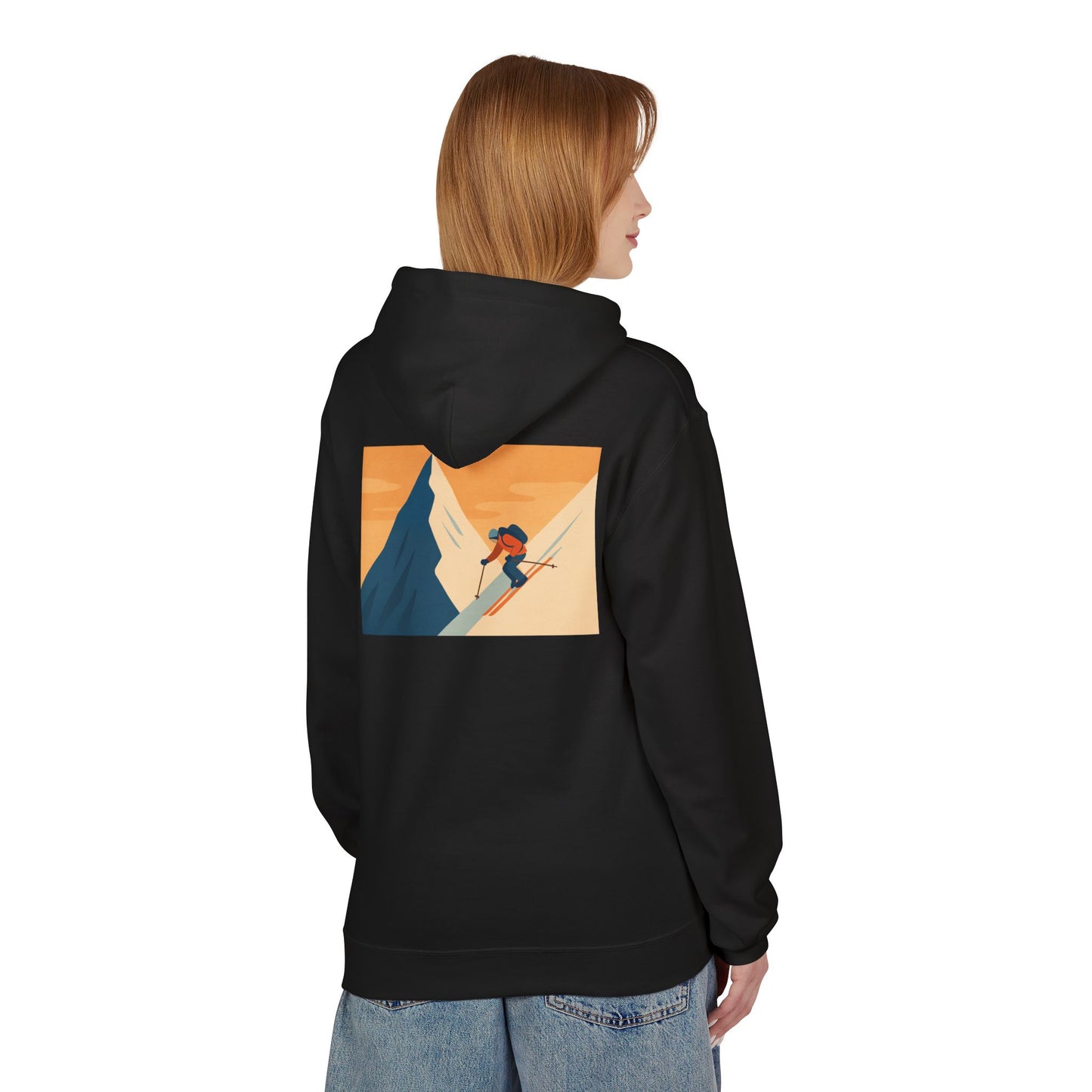 Fleece Hoodie SKI DOWN